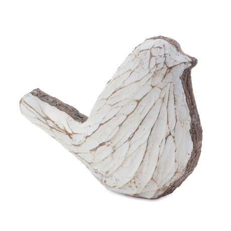 Carved bird figurine (set of 4)