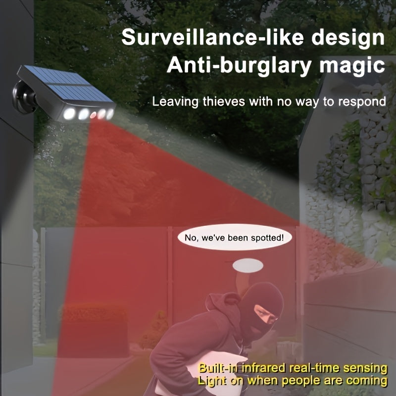 2/4-Pack Outdoor Solar Wall Lights – Motion Sensor, Dusk-to-Dawn, IP44 Rated