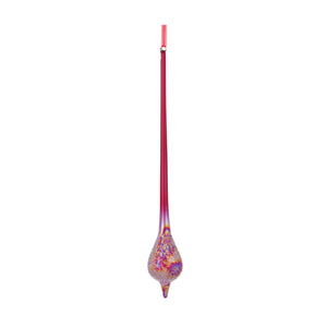 Irredescent Glass Drop Ornament (Set of 6)