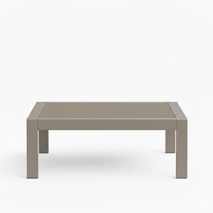 All-Weather Outdoor Coffee Table With Wood-Look Top
