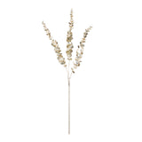 Silver Glittered Eucalyptus Spray (Set of 6)