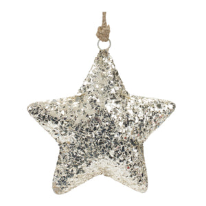 Mosaic-Metal-Star-Ornament-(Set-of-4)-Christmas-Ornaments