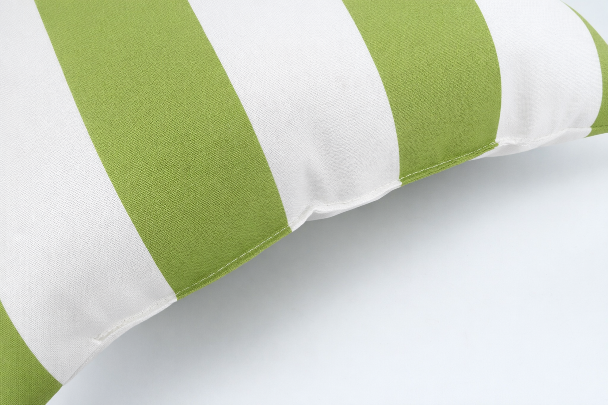 2 Pack Outdoor Throw Pillows, Waterproof & Fade-Resistant Patio Cushions (18x18 Inch)