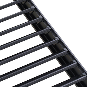 Byron Black Outdoor Pergola Aluminum with Adjustable Louvered Roof