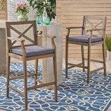 Perla outdoor barstool set of 2