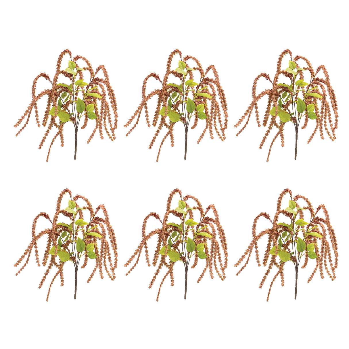Blush hanging astible bush (set of 6)
