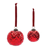 Mercury Glass Ball Ornament (Set of 4)