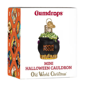 Mini Halloween Cauldron Ornament