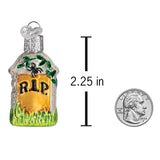 Mini Tombstone Ornament by Old World Christmas