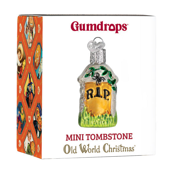 Mini Tombstone Ornament by Old World Christmas