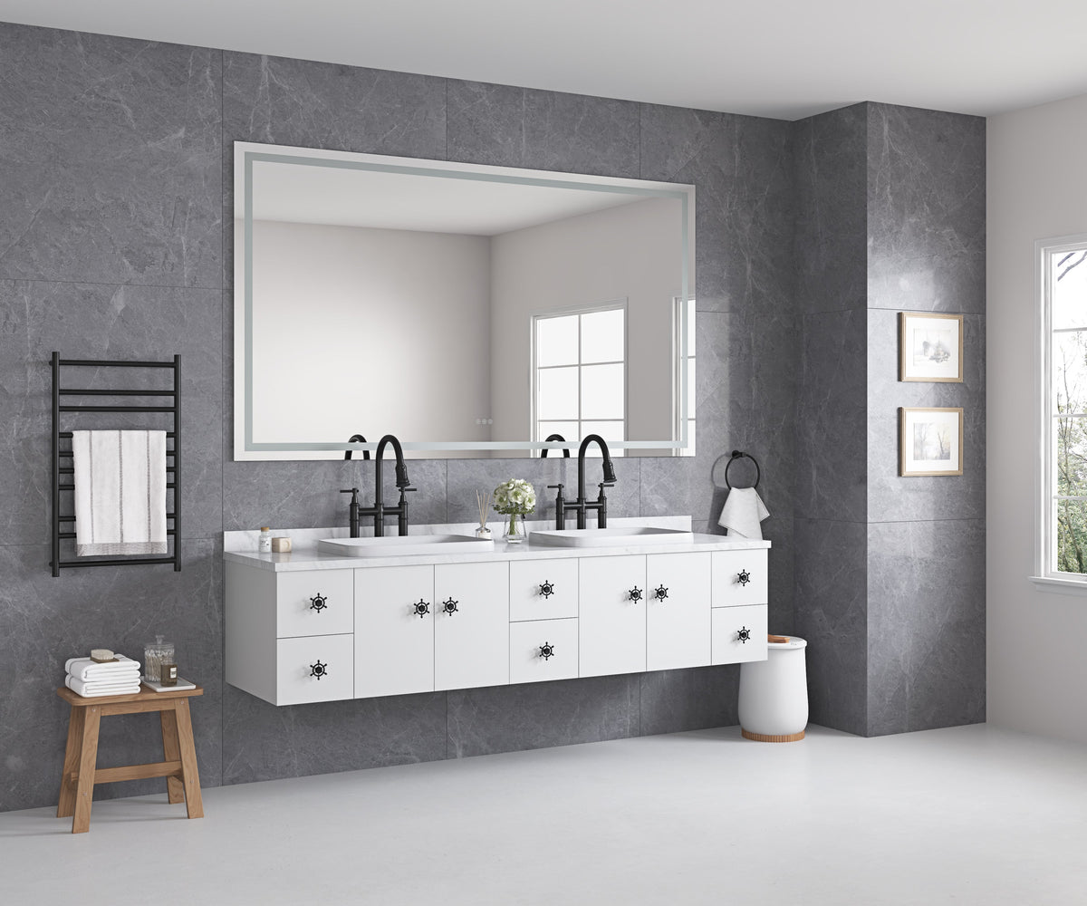 84 x 48 Inch LED Bathroom Mirror