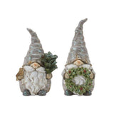 Pine-Tree-Trunk-Gnome-with-Wreath-Accent-(Set-of-2)-Christmas-Decor