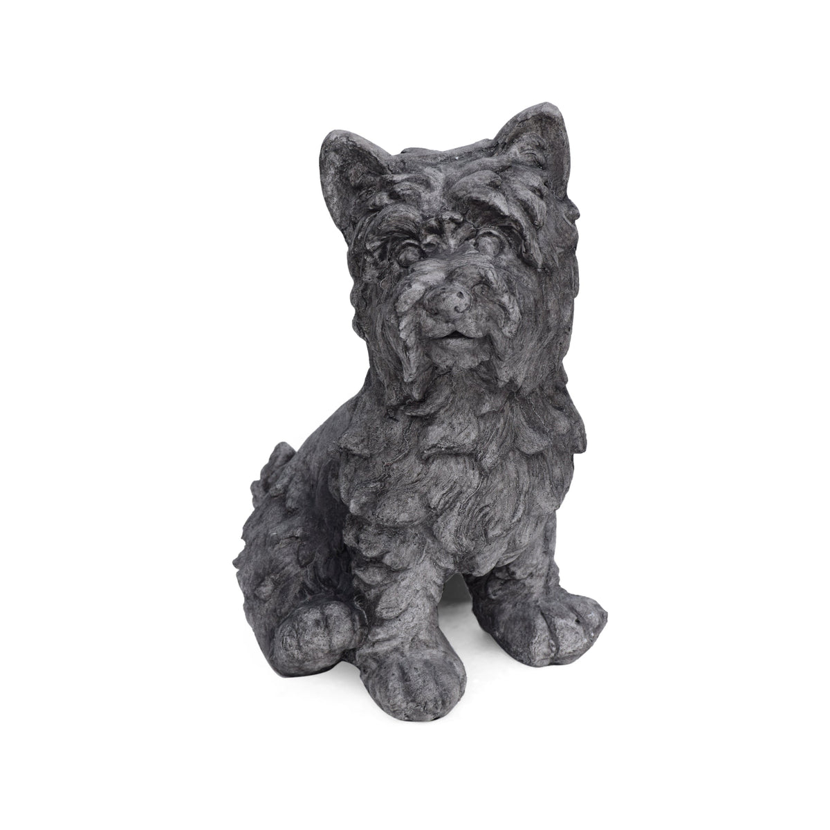 Cricket Dog Cast Stone Garden Statue