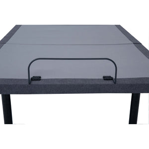 California King Adjustable Bed Base With Ergonomic Support And Wireless Remote Control - Black