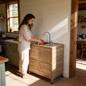 Utility Sink with Cabinet