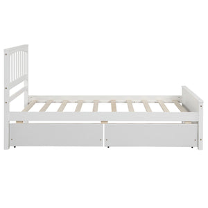 Platform Bed With Two Drawers