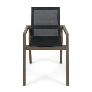 Belfast - Dining Chair With Acacia Wood Frame And Seating (Set of 2)