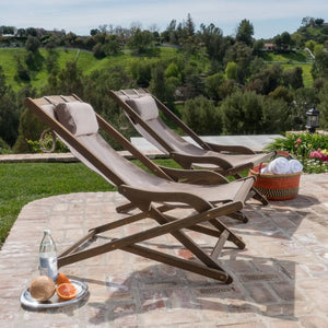 Arcadia - Outdoor Sling Chair With Pillow