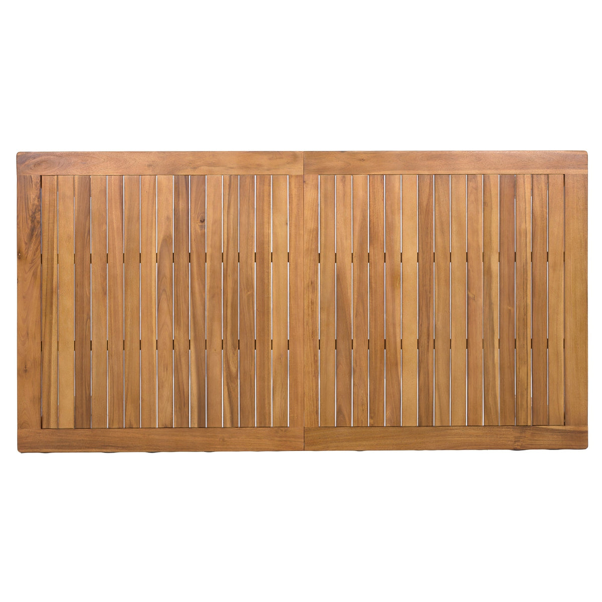 TOPMAX Patio Wooden Dining Table, 67"L Rectangular