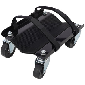 Heavy Duty Snowmobile Dolly With V Slide And Swivel Casters Steel, 1500Lbs Capacity