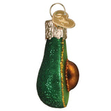 Mini Avocado Glass Ornament