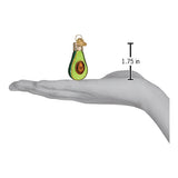 Mini Avocado Glass Ornament
