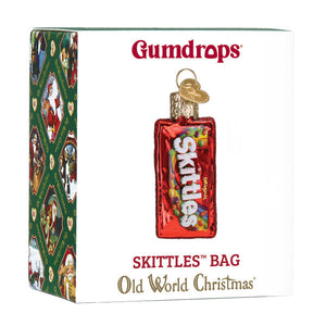 Mini Skittles Bag Ornament Christmas Decoration