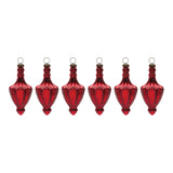 Mercury Glass Finial Drop Ornament (Set of 6)