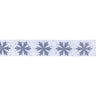 Glittered Snowflake Ribbon (Set of 2)