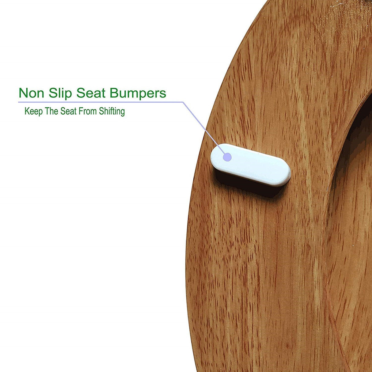 J&V Textiles Round Toilet Seat with Easy Clean & Change Hinge