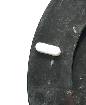 J&V Textiles Round Toilet Seat with Easy Clean & Change Hinge