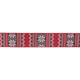 Nordic Snowflake Pattern Ribbon (Set of 2) 2.5" x 10 Yds.
