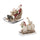 Farmhouse-Santa-on-Sled-Figurine-(Set-of-2)-Christmas-Decor