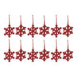 Fir Wood Snowflake Ornament (Set of 12)