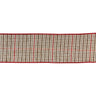 Houndstooth Plaid Ribbon  4" x 10 yds.