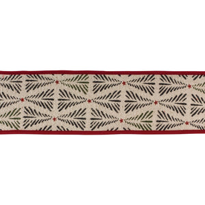 Rustic Holiday Pine Ribbon 4" x 5 yds.