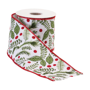 Holiday Foliage Ribbon 4" x 10 yds.