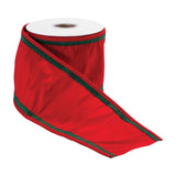 Red Holiday Ribbon 4" x 5 Yds.