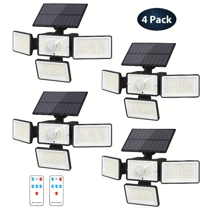Moktan Sabai - Bright Solar Lights w/ Remote & Motion Sensor 2/4 Pack