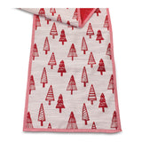 Embroidered Pine Tree Table Runner 72"L