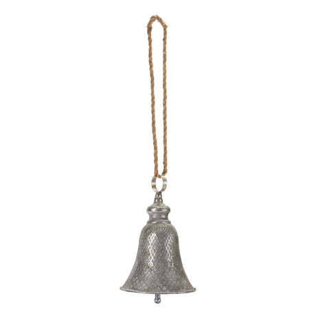 Rustic Metal Bell Ornament (Set of 2)