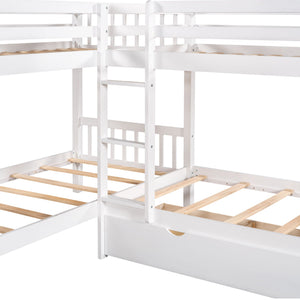 L Shaped Bunk Bed With Drawers