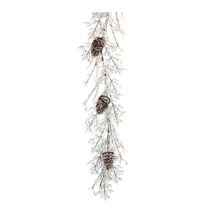 Iced-Twig-Garland-with-Pinecones-5'L-Christmas-Decor