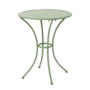 Ambrosia - 3 Piece Bistro Set With Leaf Motifs Top And Seat