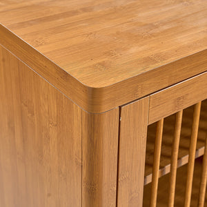 Shoe Cabinet with Shutter Doors