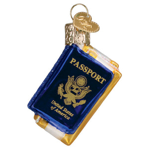 Mini Passport Ornament by Old World Christmas
