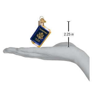 Mini Passport Ornament by Old World Christmas