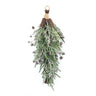 Frosted Pine Cone Twig Swag 31"H