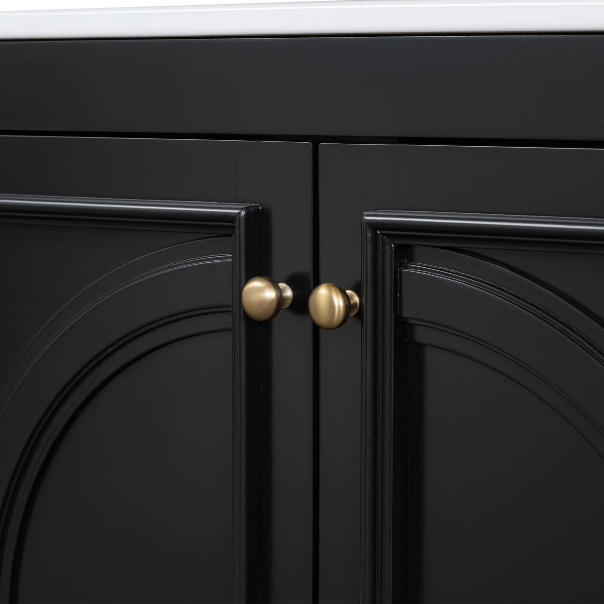 Double Sink Bathroom Vanity Set with Wall Mount Mirror Cabinet