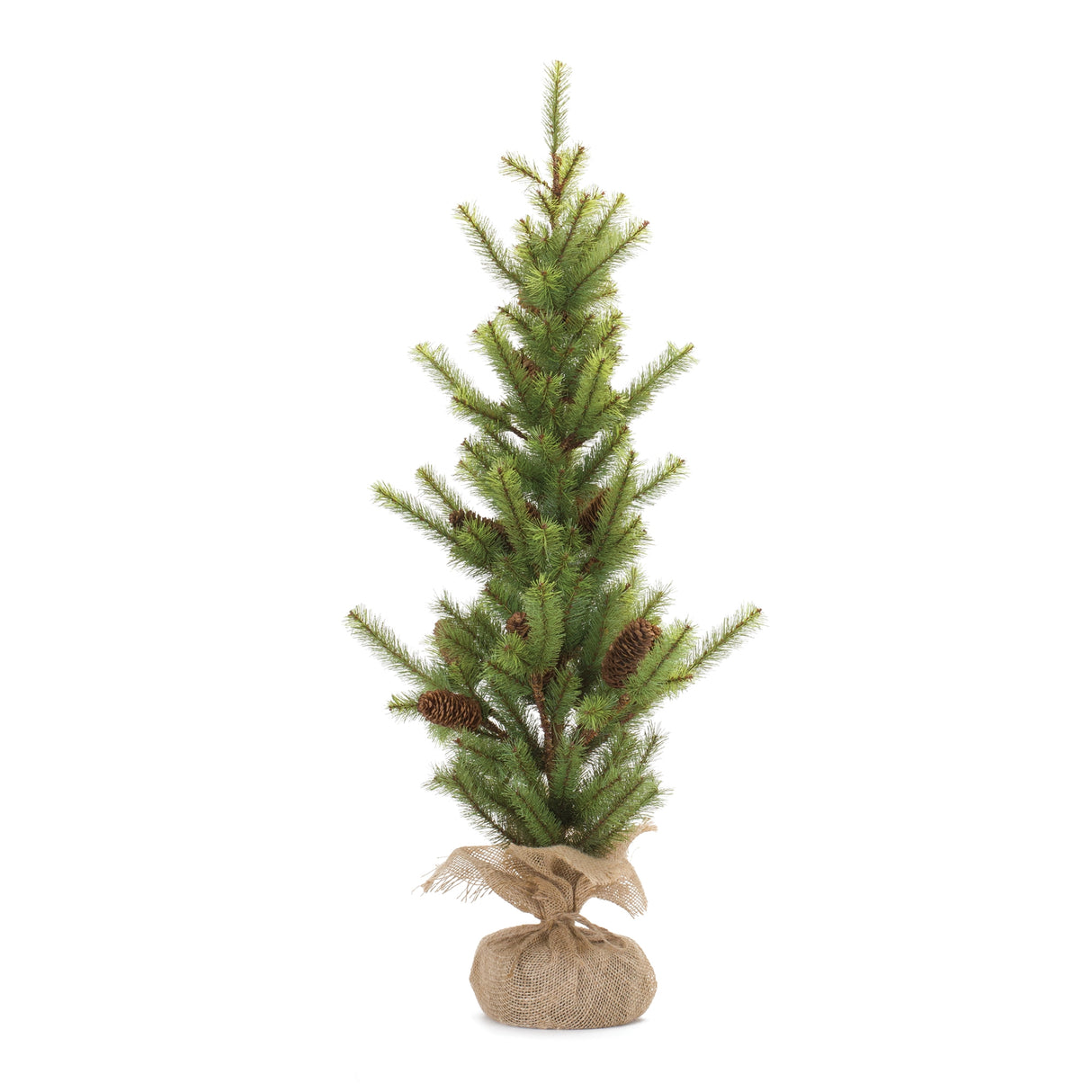 Pine-Tree-with-Burlap-Base-3'H-Christmas-Decor